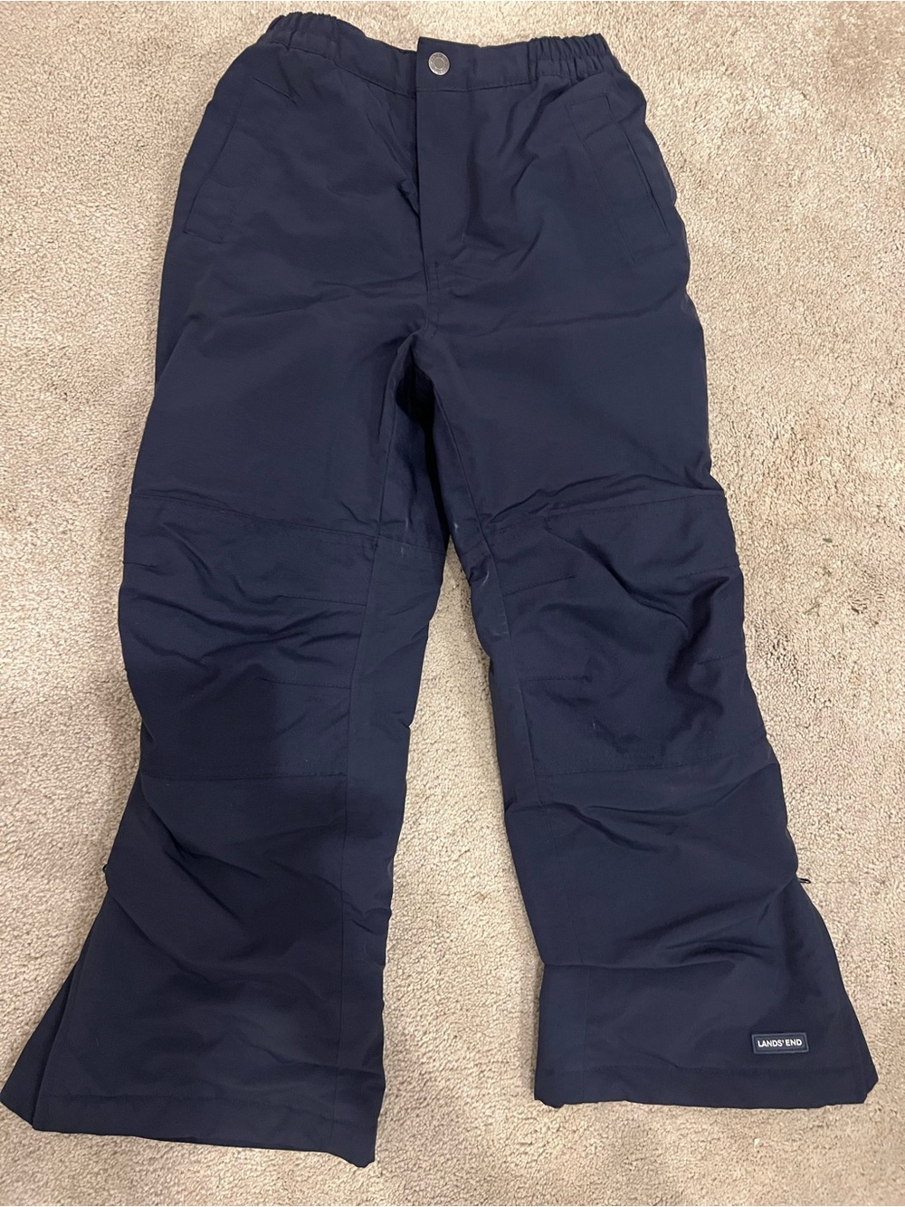 Lands' End Kids' Navy Snow Pants - Dark Blue